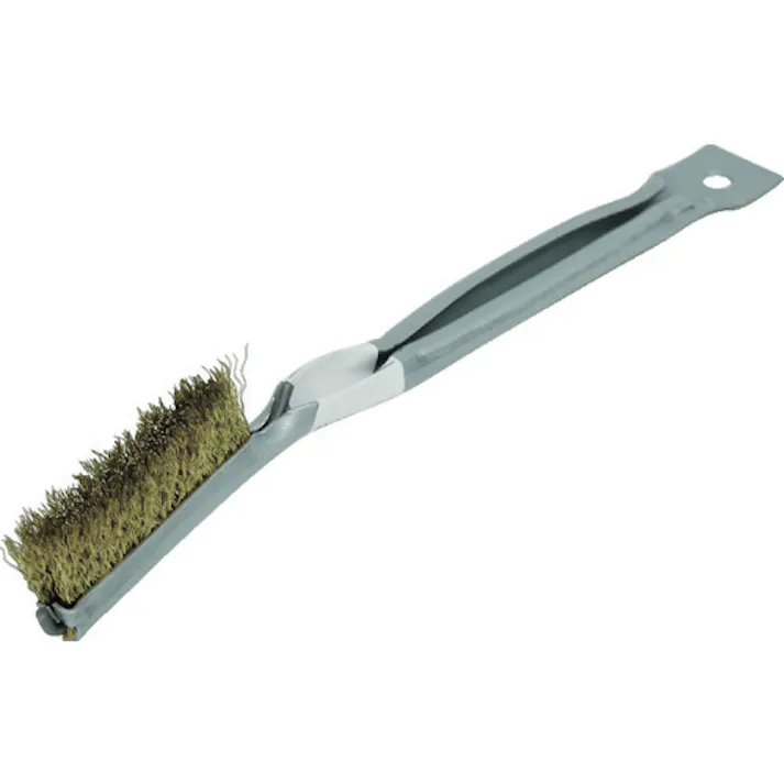 【CAINZ-DASH】トラスコ中山 金柄ブラシ 厚毛植 ゴールドメッキ線 TB-2012【別送品】