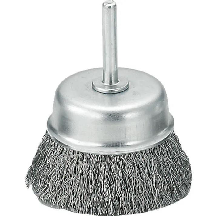 【CAINZ-DASH】トラスコ中山 軸付カップブラシ φ65X軸6 ステンレス線 線径0.3 TB-6633【別送品】