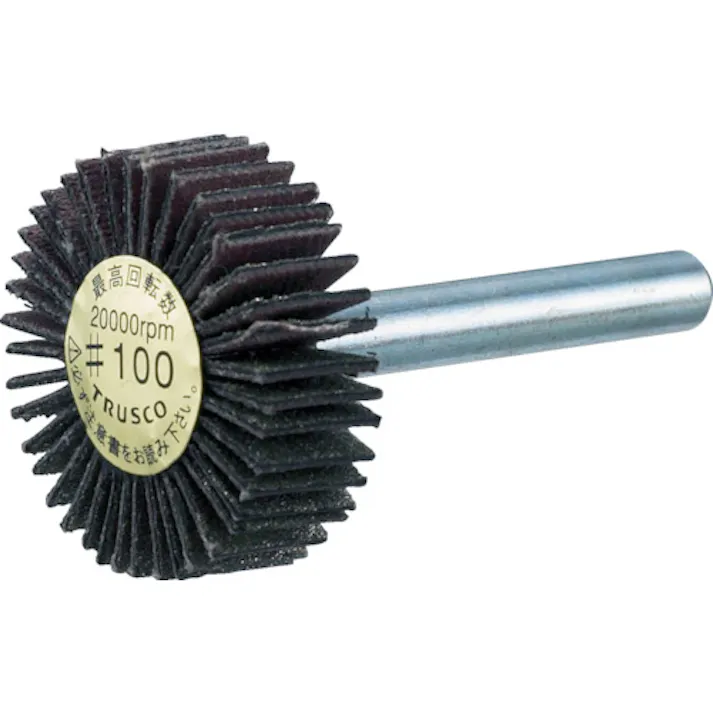 【CAINZ-DASH】トラスコ中山 ダイヤ軸付フラップホイール オールダイヤ Φ30X軸径6 P-DF3010-6A【別送品】