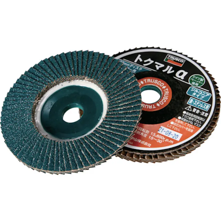 【CAINZ-DASH】トラスコ中山 トクマルα ジルコニア Φ100 (10枚入) GP-100TMAZ【別送品】