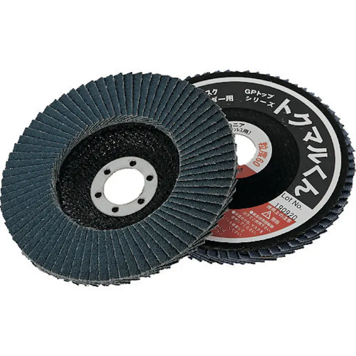 【CAINZ-DASH】トラスコ中山 GPトップトクマルくん ジルコニア Φ100 10枚入 GP100TMZ【別送品】