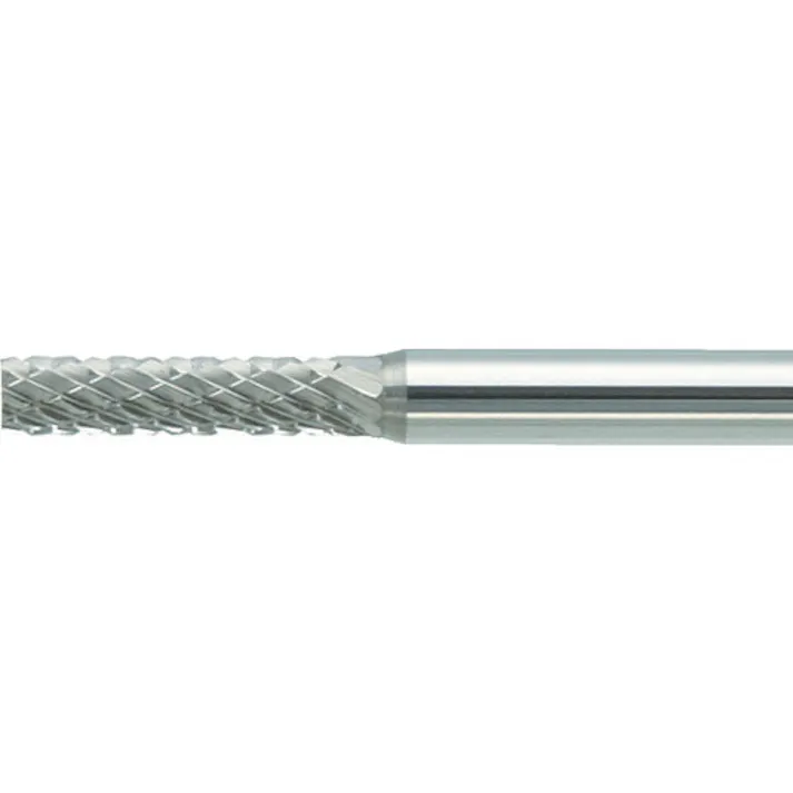 【CAINZ-DASH】トラスコ中山 超硬バー 円筒型 Φ2.5X刃長11X軸3 ロング ダブルカット TB1A024L75【別送品】