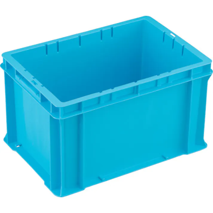 【CAINZ-DASH】トラスコ中山 F型エコキャップ再生コンテナ 21L ライトブルー F-3EC-LB【別送品】