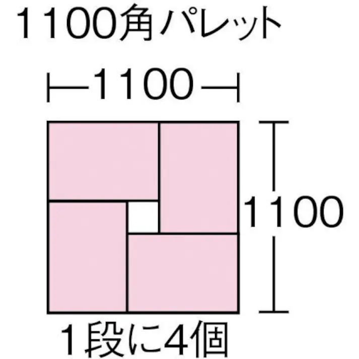 【CAINZ-DASH】トラスコ中山 THC型コンテナ 有効内寸541X371X310 OD THC-64B-OD【別送品】