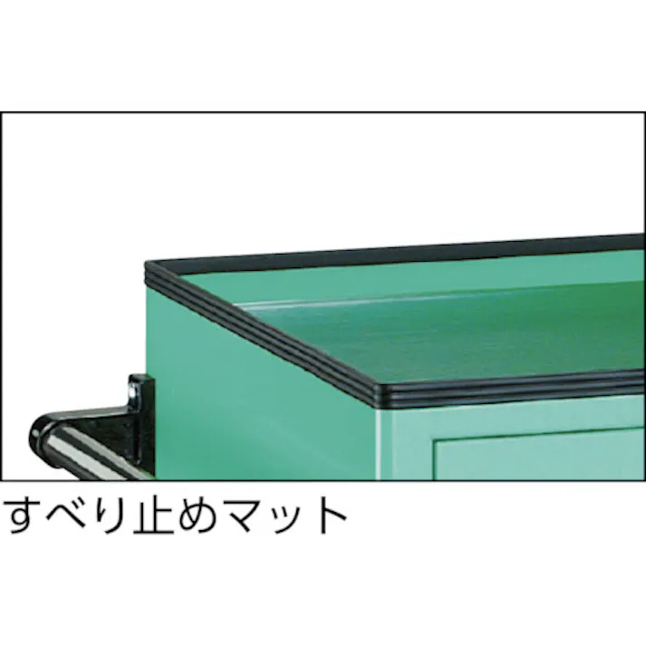 【CAINZ-DASH】トラスコ中山 ツールワゴン 600X400XH880 引出・幕板付 ホワイト NTS-403N-W【別送品】