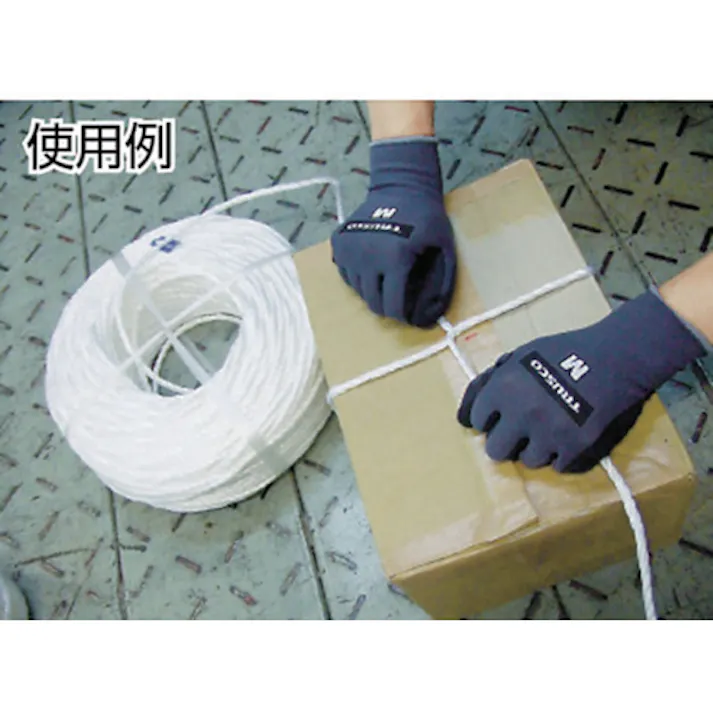 【CAINZ-DASH】トラスコ中山 PPロープ 幅6mmX長さ200m 白 PP-6200【別送品】