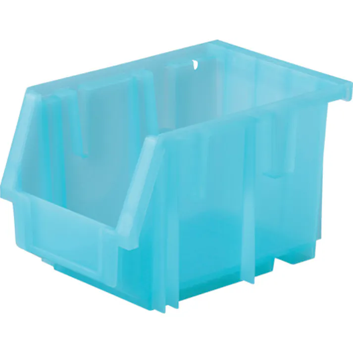 【CAINZ-DASH】トラスコ中山 VN型コンテナ 0.6L クリアブルー VN-1N-CB【別送品】