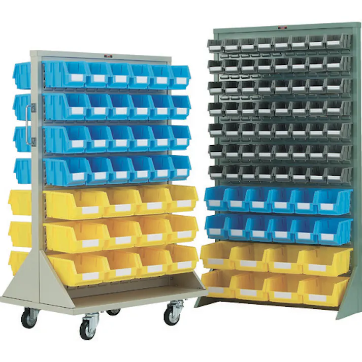 【CAINZ-DASH】トラスコ中山 VN型コンテナ 0.6L クリアブルー VN-1N-CB【別送品】