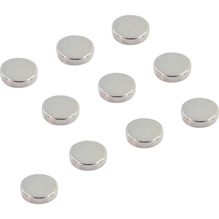 【CAINZ-DASH】トラスコ中山 まとめ買い ネオジム磁石 丸形 外径8mmX厚み2mm 10個入 TN8-2R-10P【別送品】