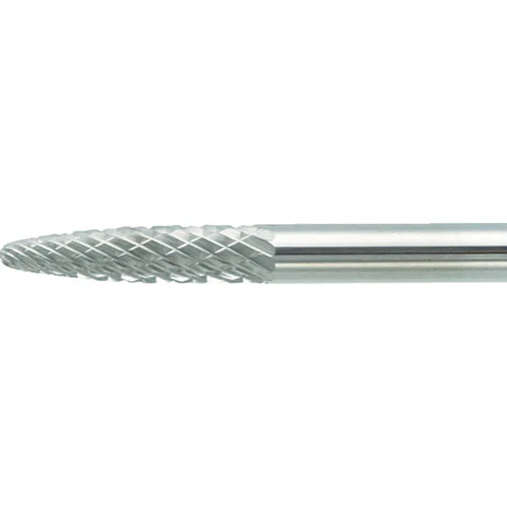 【CAINZ-DASH】トラスコ中山 超硬バー 砲弾型 Φ3X刃長12.7X軸3 ロング ダブルカット TB3A030L75【別送品】