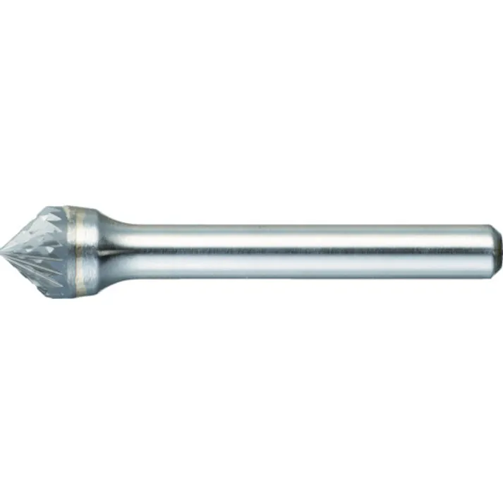 【CAINZ-DASH】トラスコ中山 超硬バー 円錐型90° Φ9.5X刃長4.8X軸6 シングルカット TB49C095S【別送品】