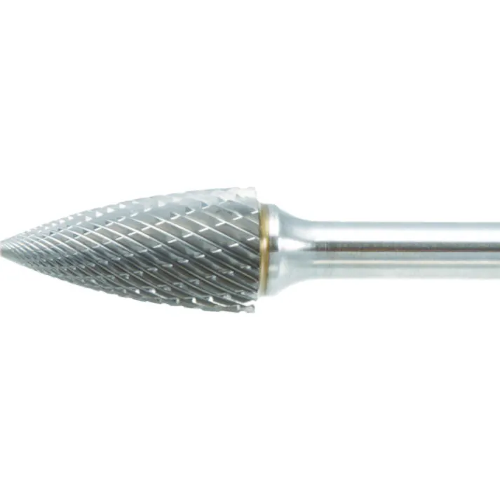 【CAINZ-DASH】トラスコ中山 超硬バー トンガリ型 Φ9.5X刃長19X軸6 ロング シングル TB4C095SL150【別送品】
