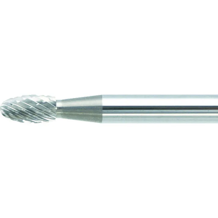 【CAINZ-DASH】トラスコ中山 超硬バー タマゴ型 Φ3X刃長5.5X軸3 ロング ダブルカット TB6A030L75【別送品】