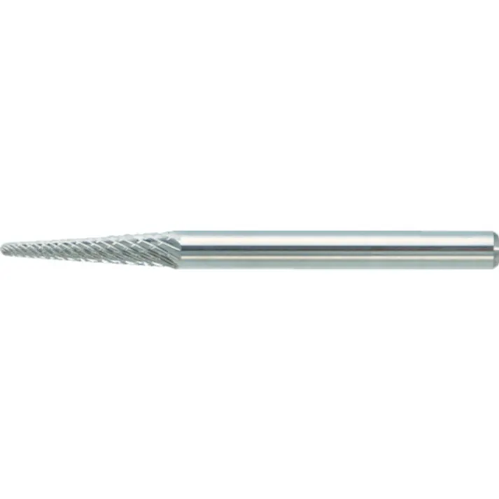 【CAINZ-DASH】トラスコ中山 超硬バー テーパー先丸 12.7X軸3 シングルカット TB7B050S【別送品】