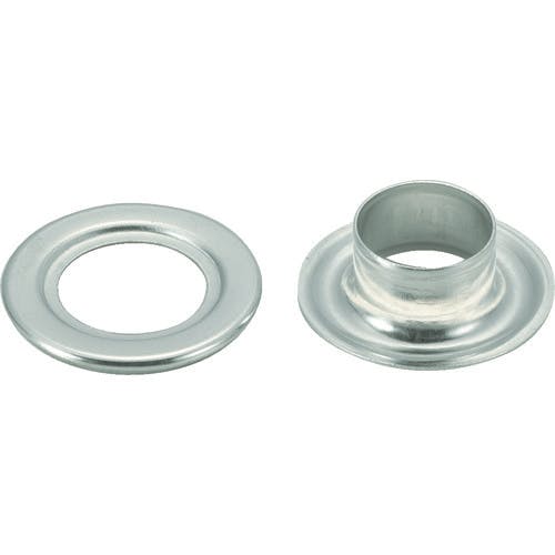トラスコ中山 両面ハトメ アルミ 15mm 50組入 (円筒ケース入) THP-A15 ハトメ トラスコ中山 両面ハトメ アルミ 15mm 50組入 (円筒ケース入) THP-A15 ハトメ