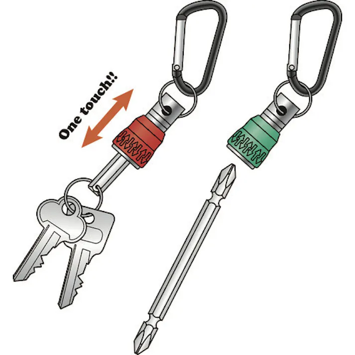 【CAINZ-DASH】トラスコ中山 ビットホルダ 黒 TBH-BK【別送品】