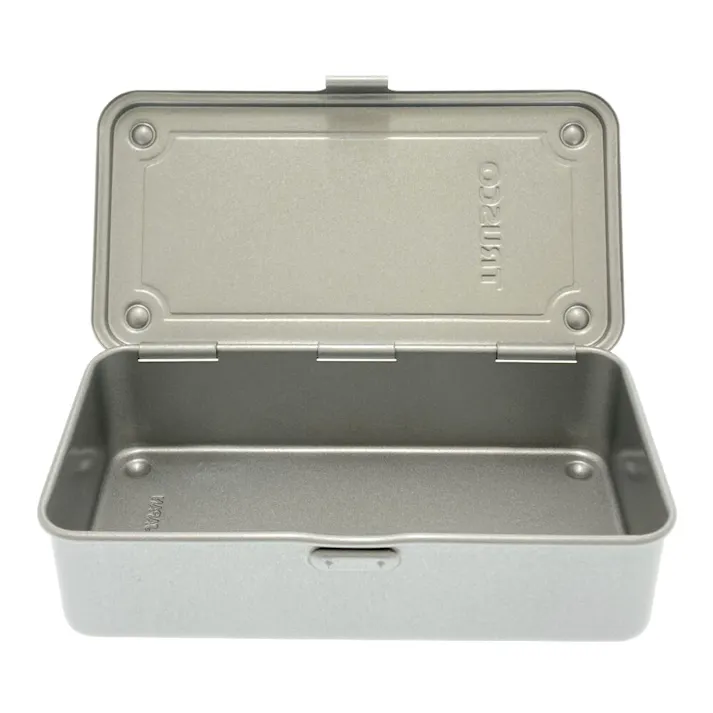 トランク型工具箱 シルバー T-190 間口20.3cm 奥行10.9cm 高さ5.6cm