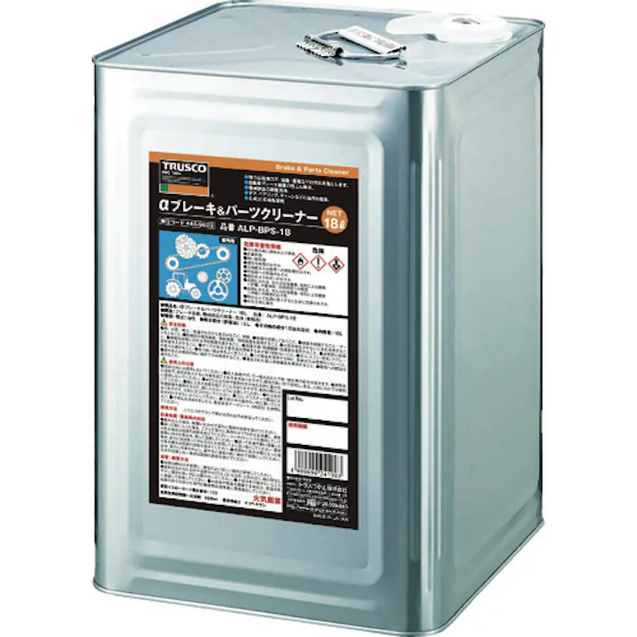 【CAINZ-DASH】トラスコ中山 αブレーキ&パーツクリーナー18L ALP-BPS-18【別送品】