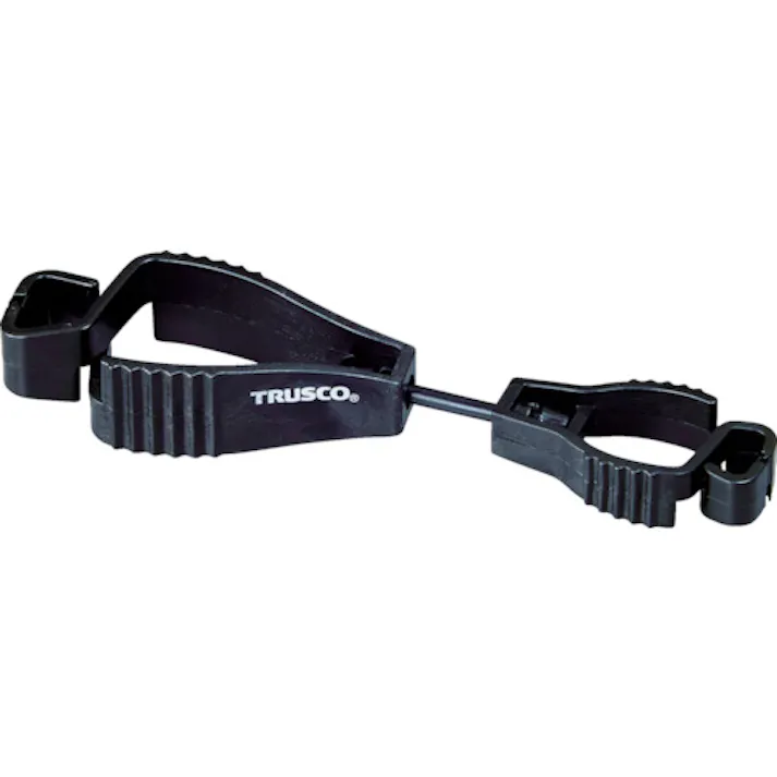 【CAINZ-DASH】トラスコ中山 グローブクリップ ブラック TGCC-01【別送品】