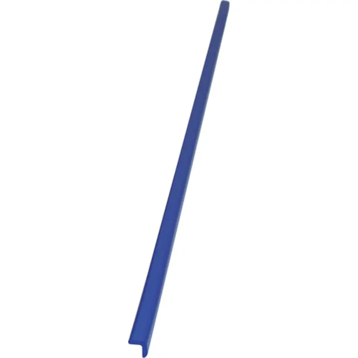 【CAINZ-DASH】トラスコ中山 安心クッションL字型90cm 極細 ブルー TAC-59【別送品】