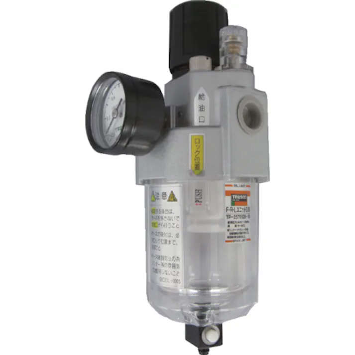 【CAINZ-DASH】トラスコ中山 FRLコンパクトユニット 同軸型口径 Rc1/4 TP-25TOGB-8【別送品】