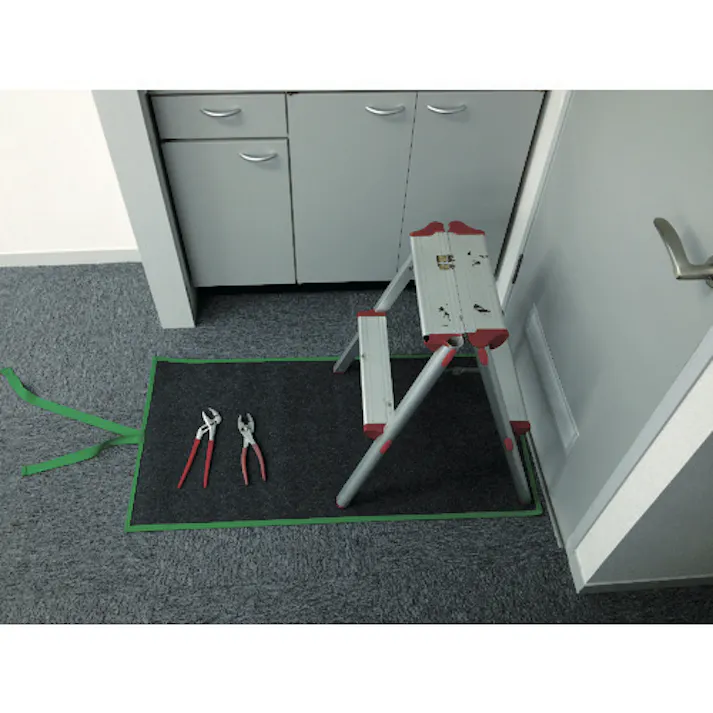 【CAINZ-DASH】トラスコ中山 室内用養生マット 1000mmX1000mm TPM-1010【別送品】