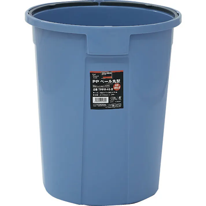 【CAINZ-DASH】トラスコ中山 ゴミ箱 PPペール丸型 容量75L TPPM-70-B【別送品】