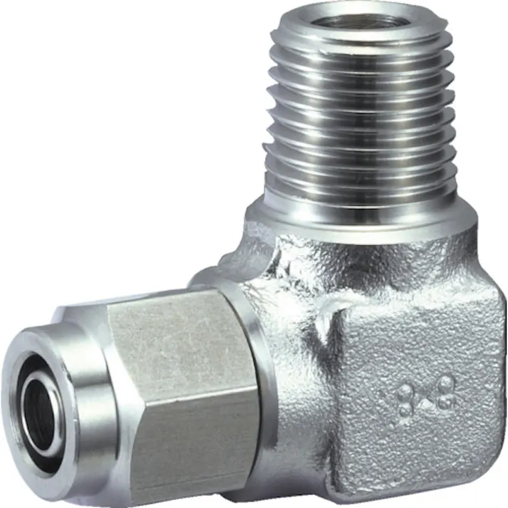 【CAINZ-DASH】トラスコ中山 SUSメイルエルボ 適用チューブ径8X6 ねじR1/8 TS8-01ML【別送品】