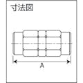 【CAINZ-DASH】トラスコ中山 ＳＵＳユニオン　適用チューブ径４Ｘ２ TS4-00U【別送品】