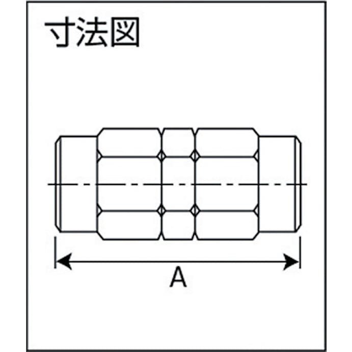 【CAINZ-DASH】トラスコ中山 ＳＵＳユニオン　適用チューブ径８Ｘ６ TS8-00U【別送品】