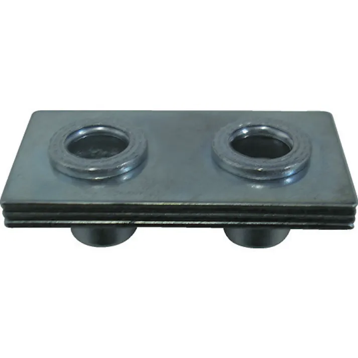 【CAINZ-DASH】トラスコ中山 クリンプナット薄頭スチール 板厚4.0 M8X1.25 (18個) T-BNF-8M40S【別送品】