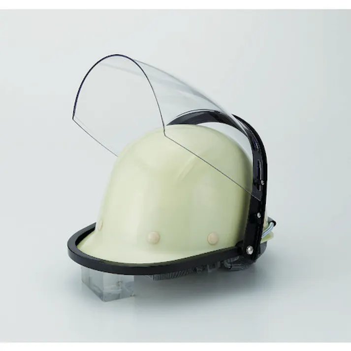 【CAINZ-DASH】トラスコ中山 ヘルメット取付型防災面 簡単着脱タイプ BM-HFC【別送品】