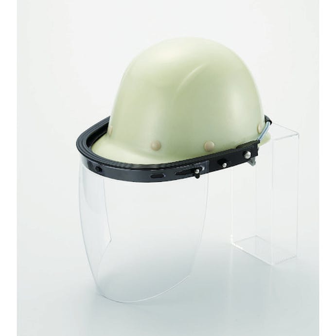 【CAINZ-DASH】トラスコ中山 ヘルメット取付型防災面　簡単着脱タイプ　替えレンズ BM-HFC-SP【別送品】