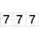 【CAINZ-DASH】トラスコ中山 数字ステッカー　３０×３０　「７」　白地／黒文字　３枚入 TSN-30-7【別送品】