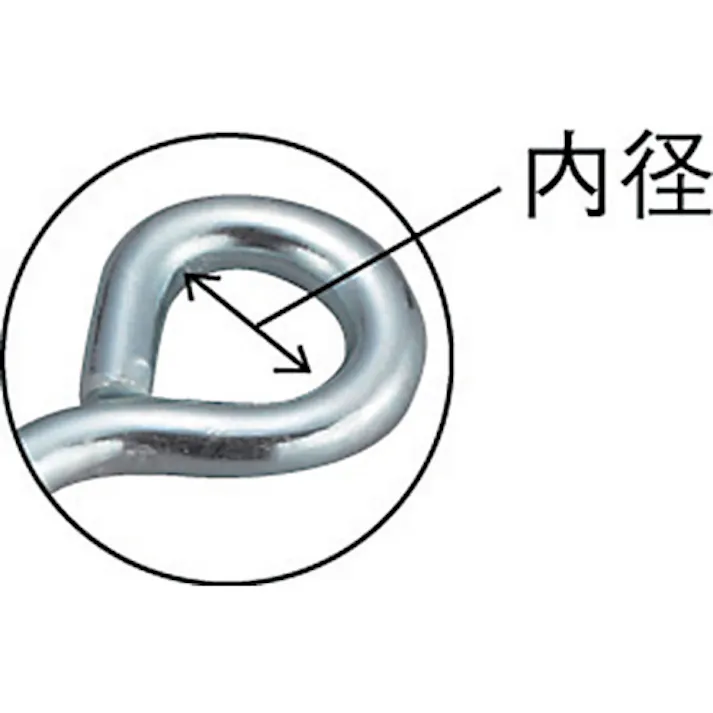 【CAINZ-DASH】トラスコ中山 ユニクロロープ止め丸型 13×1000mm TRM-Y13100【別送品】