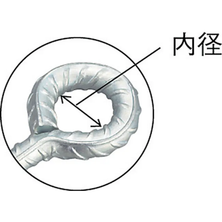 【CAINZ-DASH】トラスコ中山 ユニクロ異形ロープ止め丸型 13×1800mm TRM-Y13180I【別送品】