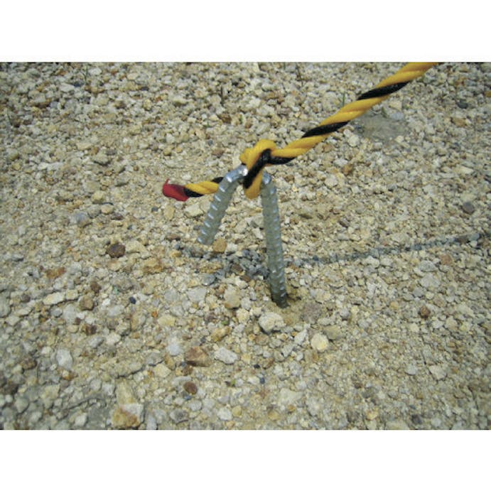 【CAINZ-DASH】トラスコ中山 ユニクロ異形ロープ止めＪ型１０×３００ｍｍ TRJ-Y1030I【別送品】