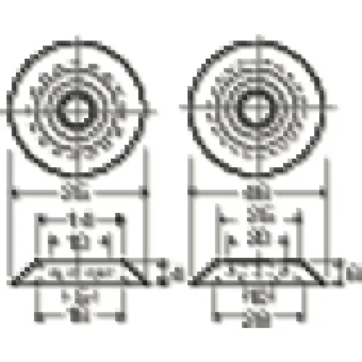 【CAINZ-DASH】トラスコ中山 ポイントベース NO.3 黄 (10枚入) TPB-3Y【別送品】