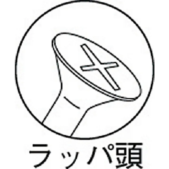 【CAINZ-DASH】トラスコ中山 コーススレッドスクリュー ラッパ頭 ユニクロ M4.5X100 20本入 半ネジ TKS-100【別送品】