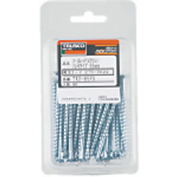 【CAINZ-DASH】トラスコ中山 コーススレッドスクリュー フレキ頭 ユニクロ M4.2X75 45本入 半ネジ TKS-75FR【別送品】