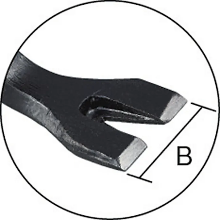 【CAINZ-DASH】トラスコ中山 平バール 全長610mm TB-24【別送品】