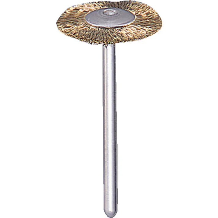 【CAINZ-DASH】トラスコ中山 平型ブラシ 真鍮 線0.1X外径Φ20X軸Φ3 203H-3【別送品】