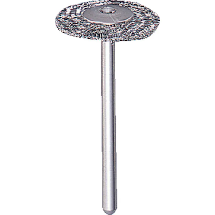 【CAINZ-DASH】トラスコ中山 平型ブラシ ステンレス 線0.1X外径Φ20X軸Φ3 203H-4【別送品】