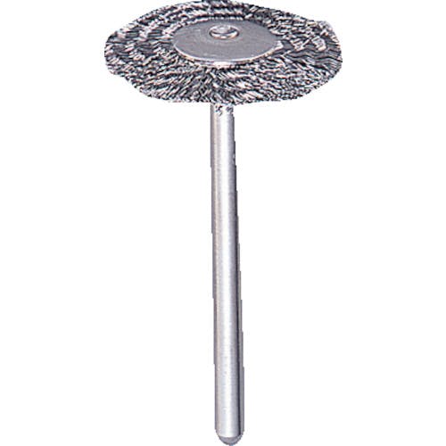 【CAINZ-DASH】トラスコ中山 平型ブラシ　ステンレス　線０．１Ｘ外径Φ２３Ｘ軸Φ３ 233H-4【別送品】