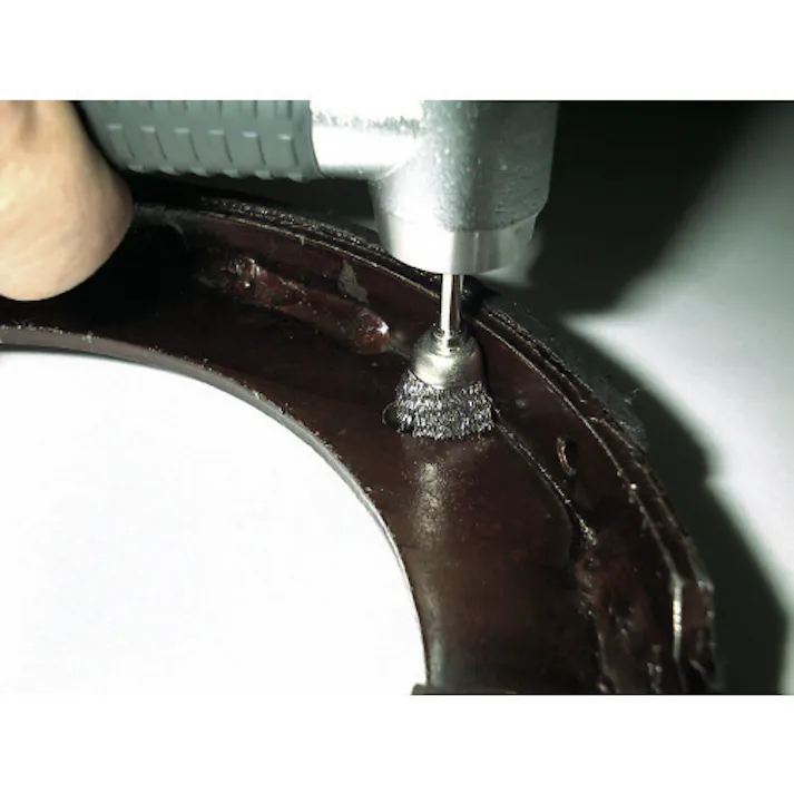 【CAINZ-DASH】トラスコ中山 カップ型ブラシ 硬鋼線 線0.1X外径Φ13X軸Φ3 133C-2【別送品】