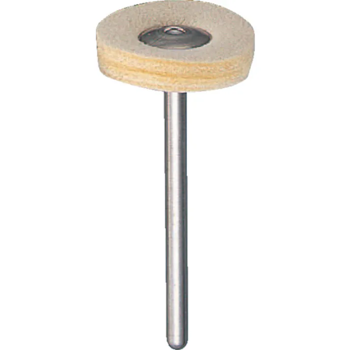 【CAINZ-DASH】トラスコ中山 平型ブラシ フランネル 布 外径Φ23X軸長40X軸Φ3 233H-9【別送品】