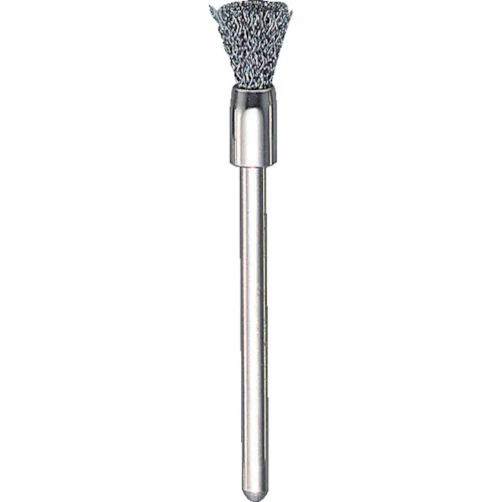 【CAINZ-DASH】トラスコ中山 エンド型ブラシ 硬鋼線 線0.1X筒径Φ5X軸Φ3 53E-2【別送品】