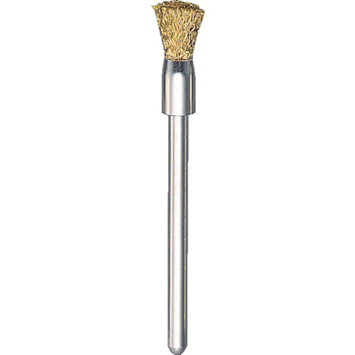 【CAINZ-DASH】トラスコ中山 エンド型ブラシ 真鍮 線0.1X筒径Φ5X軸Φ3 53E-3【別送品】