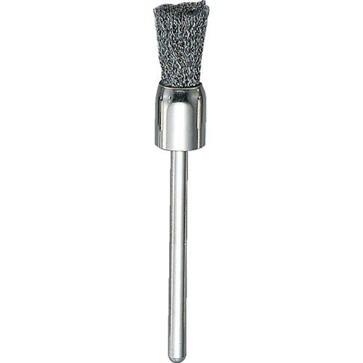 【CAINZ-DASH】トラスコ中山 エンド型ブラシ 硬鋼線 線0.1X筒径Φ8X軸Φ3 83E-2【別送品】