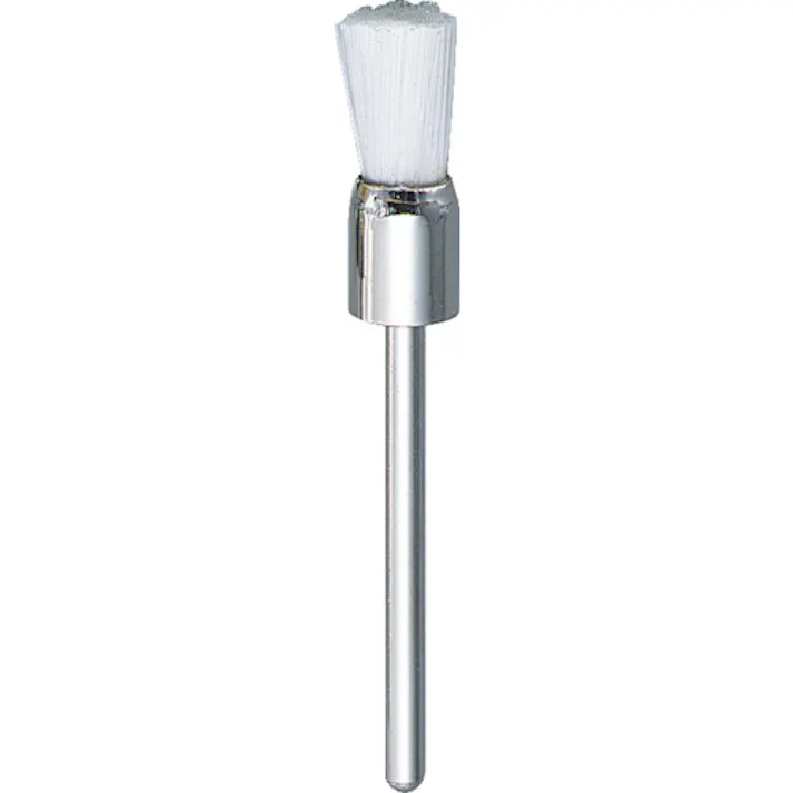 【CAINZ-DASH】トラスコ中山 エンド型ブラシ ナイロン 線0.2X筒径Φ8X軸Φ3 83E-6【別送品】